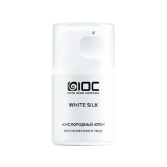 КИСЛОРОДНЫЙ КРЕМ БЕЛЫЙ ШЕЛК ВОССТАНОВЛЕНИЕ И ТОНУС С ПФС И НГК INITIO WHITE SILK OXYGEN CREAM RECOVERY & TONUS, 50 МЛ
